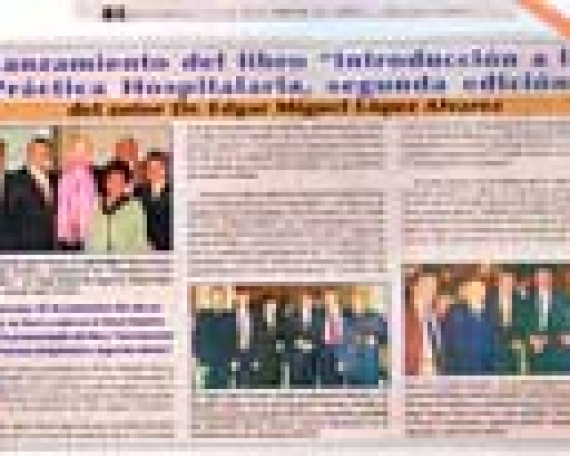 Lanzamiento del libro “Introducción a la Práctica Hospitalaria, segunda edición”