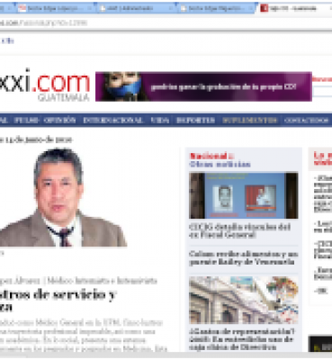 Dr. Edgar Lopez en Siglo XXI